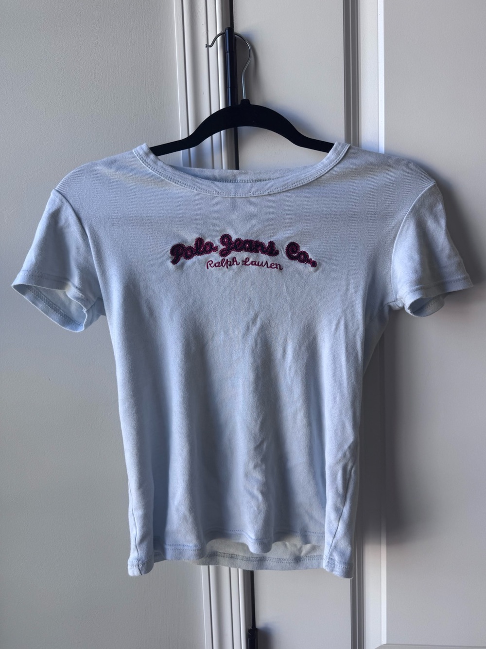 Vintage 90s/Y2K Polo Jeans Co. Ralph Lauren Fitted Baby Tee